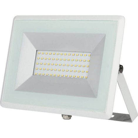 Projecteur LED V-TAC SMD 50W 6500K 4250lm blanc IP65 (1/2)