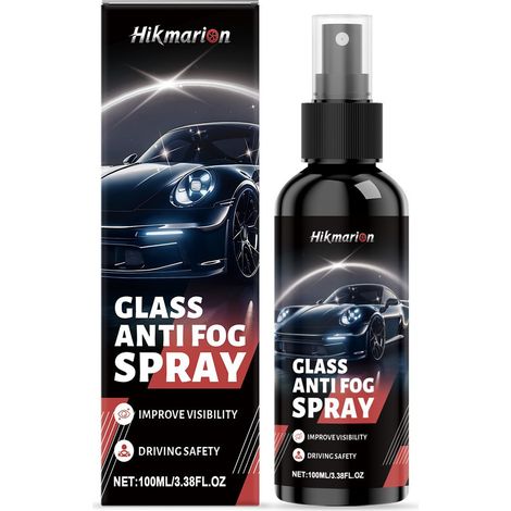 Antibeschlagspray für Autoscheiben und Rückspiegel, reinigt und entfernt Beschlag und Wasserflecken für klare Sicht bei Regenwetter – 100 ml -- DTEKGAZ (1/5)