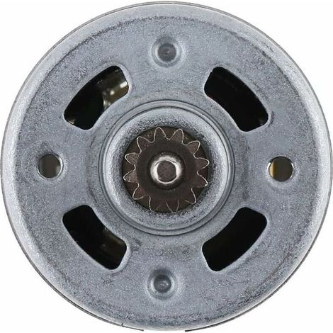 FOREHILL RS550 12V 23000 U/min Gleichstrommotor mit 12 Zähnen, zwei Geschwindigkeiten und Hochleistungsgetriebe für elektrische Bohrmaschinen/Schrauber (1/5)