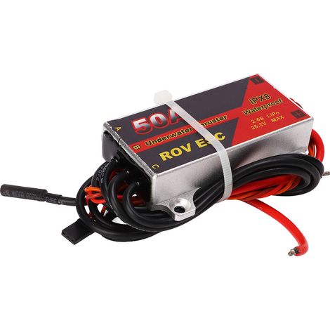 ESC Brushless 50A Étanche IPX8 pour Moteur à Rotation Interne, Signal PWM, Propulseur Sous-Marin (1/5)