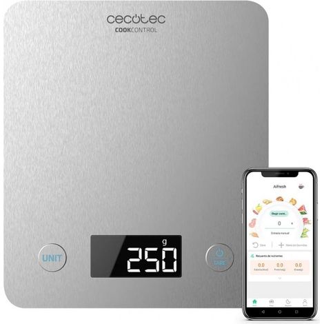 Cecotec Báscula de cocina BÁSCULA DE COCINA COOKCONTROL 10000 CONNECTED (1/5)