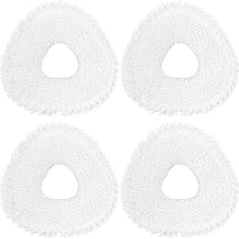 Applicable to Yunjing 001 Filter Sweeping and Washing Machine, 4pcs Replacement Fiber Pads for J1/J2/J3/J4 Brooms MUMU