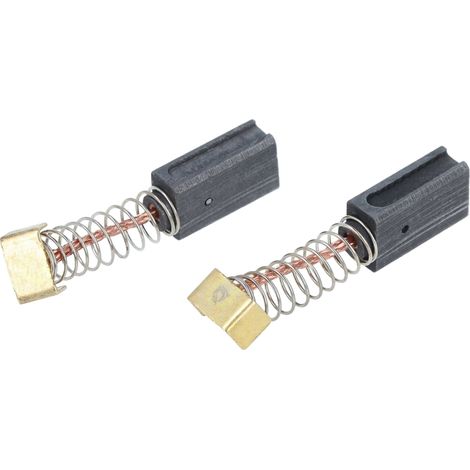 vhbw 2x escobilla carbón 14,2 x 7,86 x 4,9 mm reemplaza Parkside K495098100 para herramientas + resorte (1/5)
