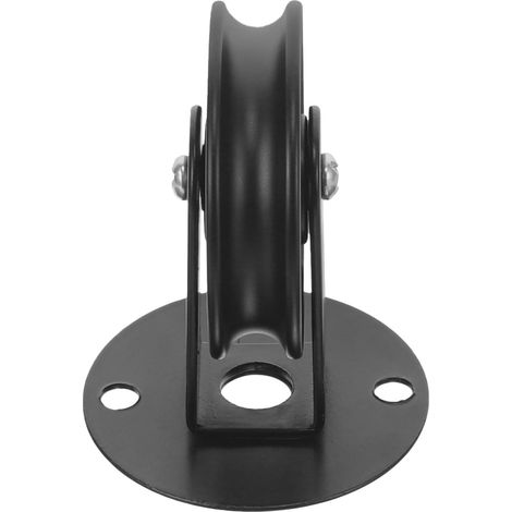Poulie de Levage pour Plafonnier Suspendu en Fer Noir, Support Réglable en Hauteur Suspendre Luminaire, Installation DIY pour Décoration Intérieure (1/5)