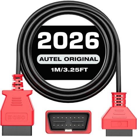 OBD2 Extension Cable 3.3 Feet/1M, OBDII Diagnostic Extension Cable Male to Female 16 Pin, OBD2 Adapter Cord for Scan Tool Compatible with All Vehicles
