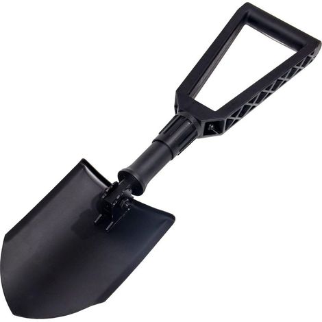 Pelle pliante de jardin en acier au carbone haute résistance, utilisation pour activités de plein air, camping, pelle à neige, jardinage, creuser (no (1/5)