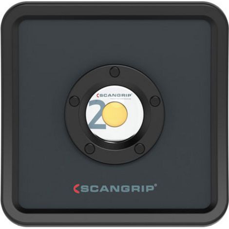 Projecteur portatif rechargeable 2000 lumens – LED COB – Autonomie jusqu'à 20H – Poignée articulée et aimants – IP67 pour environnements exigeants – Scangrip