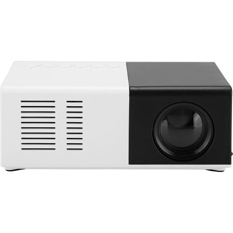 Mini projecteur LED USB HDMI 1080p avec écran LCD 2 pouces et trous de ventilation 110-240 VEU