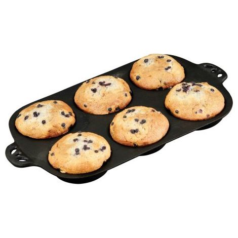 Camp Chef Gusseisen Backform Muffinform 9,5 cm Grill Camping Outdoor