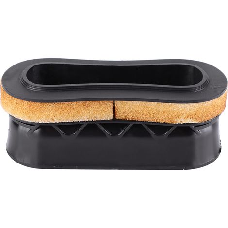 Robuster Surfbrettgriff aus Kunststoff, Surfbrett-Rettungszubehör, schwarz - Robuster Surfbrettgriff aus Kunststoff, Surfbrett-Rettungszubehör, schwarz