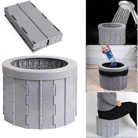 Faltbare, tragbare, mobile Autotoiletten für den Außenbereich, Notfalltoiletten für Autoreisen (1/5)