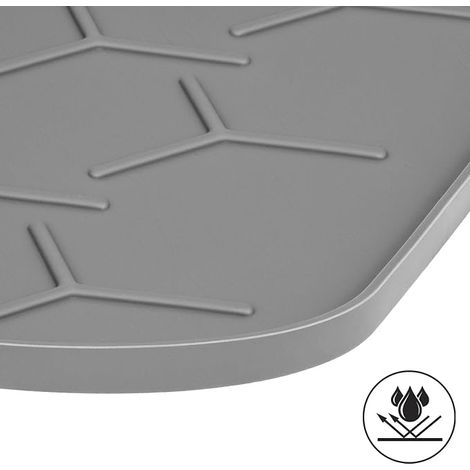 Silicone Cat Litter Mat – 86 x 56 cm, Grey (1/4)