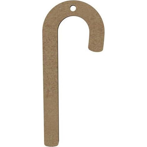 Sucre d'orge en bois MDF à suspendre - 10 x 4 cm