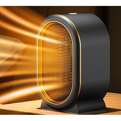 RHG Mini radiateur soufflant à économie d'énergie en céramique, protection contre la surchauffe, faible consommation d'énergie de 1201 W (1/5)