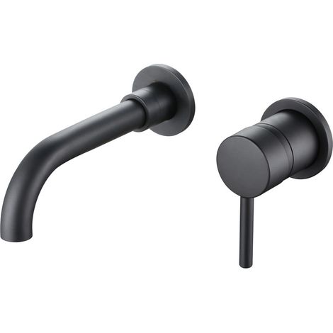 Aloni 2-Loch-Waschtischbatterie mit Unterputz-Einbaukörper Schwarz matt Aloni 2-Loch-Waschtischbatterie mit Unterputz-Einbaukörper Schwarz matt (1/2)