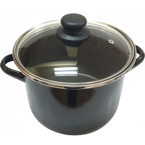 MAGEFESA olla alta tapa 20 cm black , Olla alta con tapa 20 cm BlackMarca: MagefesaFabricado en acero esmaltado vitrificadoAlto rendimiento energéticoRecubrimiento