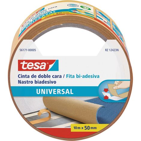 NASTRO BIADESIVO UNIVERSALE PAVIMENTI TESA - MM 50 ML 10 - 6 pezzi (1/4)