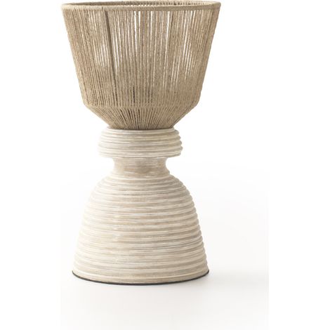 Lampe de table en jute