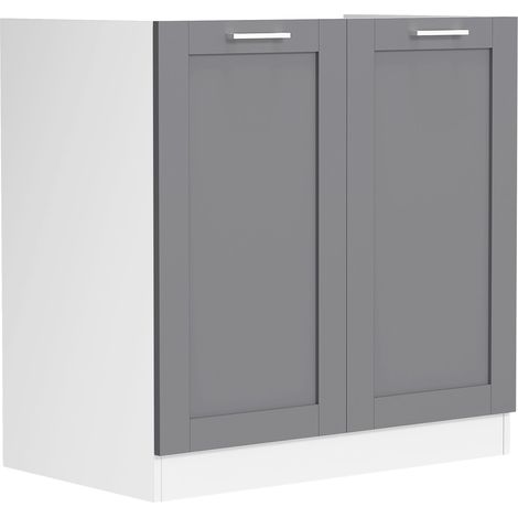 Armario de fregadero de ancho de cocina 80 cm Colura 82x80x46 - VCM