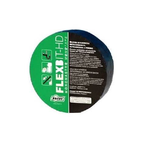 NASTRO AUTOADESIVO ELASTOMERO-BITUME FLEXBIT-HD H. 100 mm x 10 m FACOT