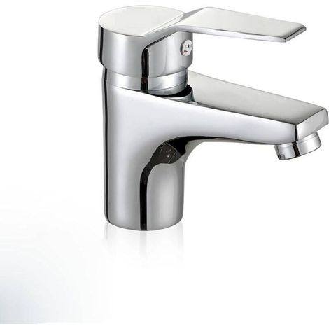 Single-lever mixer tap for bathroom with hot and cold water for bathroom, kitchen (1/4)