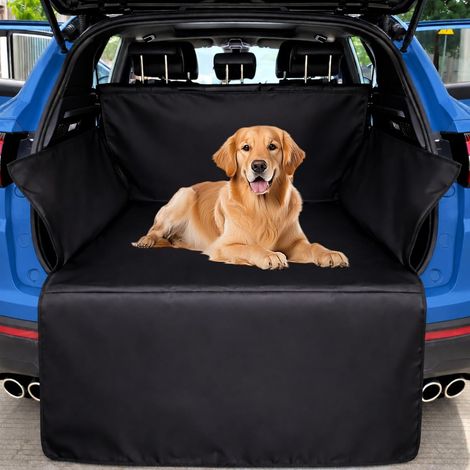 Kofferraumschutz Hund, 180x105cm Kofferraum Schutzmatte, Wasserdicht & Kratzfest Kofferraummatte mit Seitenschutz & Ladekantenschutz, Waschbare Universal Hundedecke für Auto, SUV, Kombi (1/5)