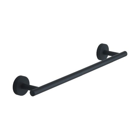 Portasalviette 35 cm in acciaio inox e Cromall 2321-35 Gedy serie EROS Nero Matt (1/5)