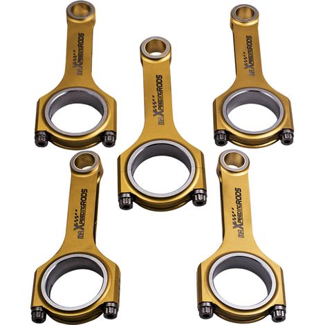 5pcs Titanizing Connecting Rods for Audi RS2 Quattro 2.2L 5-cylinder 20v turbo (1/5)