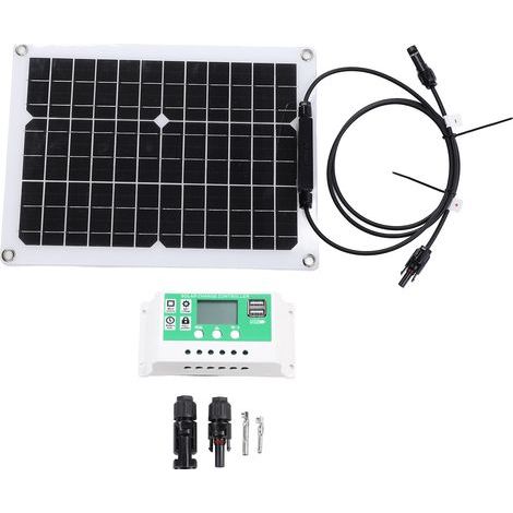 15W 18V Monocrystalline Solar Panel Kit with Controller - for Boats and Motorhomes (1/5)