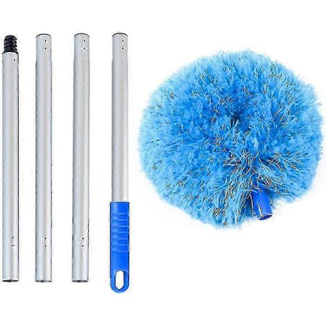 Plumeau lavable, plumeau extensible, balai à poussière, plumeau pour ventilateur de plafond, outils de nettoyage des toiles d'araignée, brosse à plumeau (1/3)