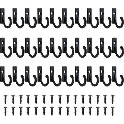 Petits crochets vintage, support mural pour porte-clés, crochets de suspension, crochets à bijoux, crochets à clés pour vêtements, patères, patères avec vis, patères pour montage mural, salle de bain,