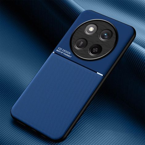 Coque pour Honor Magic 7 Lite 5G/Magic7 Lite/X9c, Grâce Exquis Mode Texture Doux Étui, Premium Très Mince Antichoc Antidérapante TPU + PU Bumper Silicone Housse. Bleu (1/5)