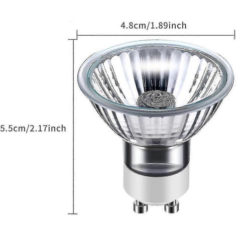 Ampoule de rechange 25 W pour chauffe-bougie, GU10 + C 120 V 25 W (paquets de 4) [XH]