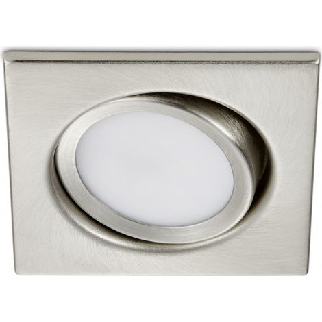 Faretto da Incasso Led 5w Orientabile 8x8cm Rila Nichel Trio Lighting