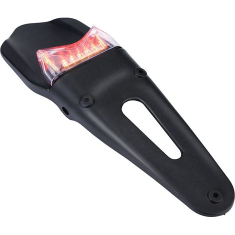 Feux stop arrière LED et feux plaque immatriculation garde-boue pour moto enduro tout-terrain (1/5)