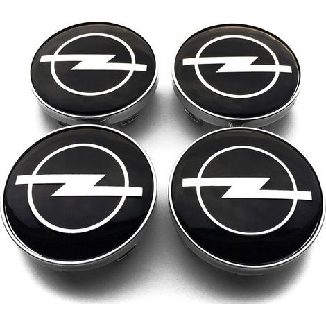 4 X 60mm 3D Cache-Moyeu Capuchons de Centre Enjoliveurs de Roue Voiture Cache Moyeux Jante Universel Cache-Moyeux pour Opel 60mm / 57mm (1/4)