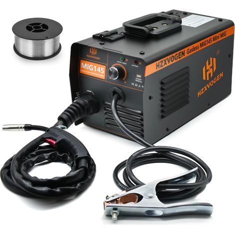 La machine à souder semi-automatique sans gaz MIG145, équipée de fil de soudage fourré, est adaptée au soudage sans gaz (1/5)