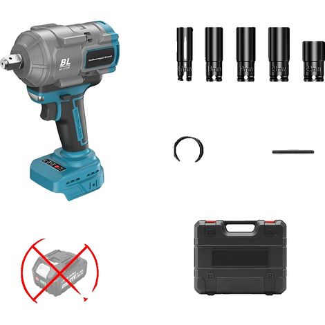 Elektrischer Schraubenschlüssel, Hoches Drehmoment, Bürstenloser Motor, KEINE BATTERIE (1/2)