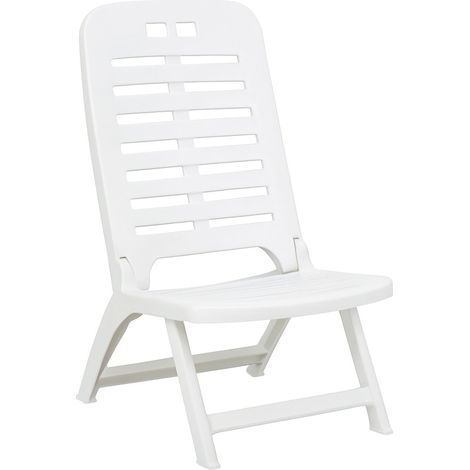 Silla de Playa de Plastico Con asa de transporte integrada Exterior y camping (1/5)