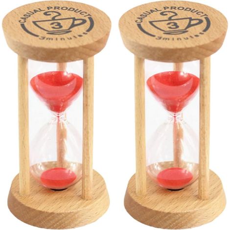 Artibetter 2 Pièces Minuteur Sablier Décoratif pour Garçon et Filles 3 (1/5)