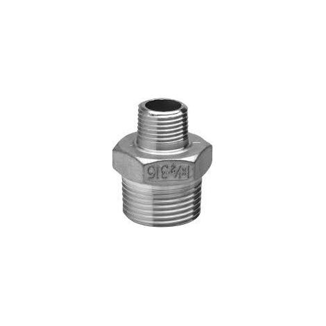 REDUCCION 1/2" M - 3/8" M - ABAC