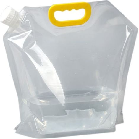Lot de 3 gourdes pliables de 10 L, gourdes pliables, poche à eau, poche à eau pliable pour activités de plein air. (1/4)