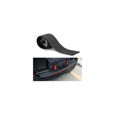 Protector de parachoques trasero, XU, protector universal para tapa de maletero, antiarañazos, protege los embellecedores de accesorios para SUV/coches, negro (908 cm)
