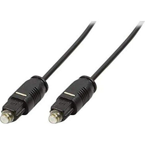 LogiLink Toslink - Toslink - 1m - TOSLINK - Mâle - TOSLINK - Mâle - 1 m - Noir (CA1006)