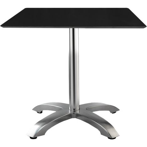 garbar MAX Table Carrée Intérieure, Extérieure 70x70 Pied Aluminium - Tableau Noir (1/5)
