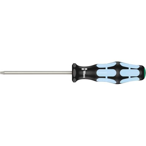 Tournevis pour vis TORX, acier inoxydable, TX 10 x 80 mm, Noir/Ice bleu (1/2)