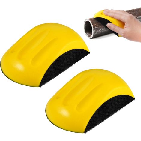 Set di 2 blocchi abrasivi manuali da 125 mm, dal design ergonomico. (1/5)