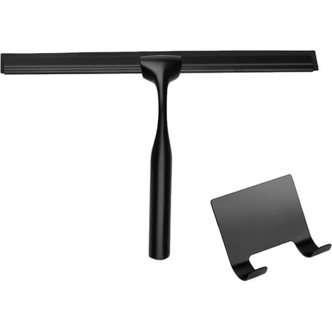 Bardusch-Raclette de douche multifonction en silicone avec crochet de suspension pour portes en verre (1/4)