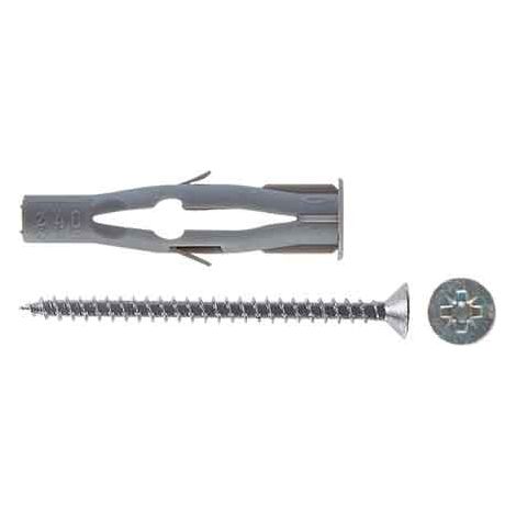 TACO CON TORNILLO 'FU-V' FU 8x50V - Ø 8x50 mm - tornillo 4,5x60