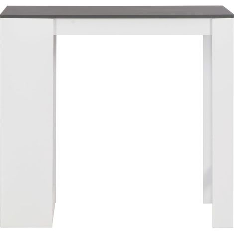 Maison Exclusive - Tavolo da Bar con Ripiano Bianco 110x50x103 cm